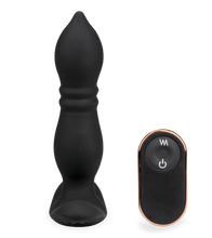 Charger l'image dans la galerie, Plug anal télécommandé vibrations et va-et-vient Verso