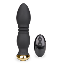 Charger l'image dans la galerie, Plug anal va-et-vient et vibrations avec cockrings Luck