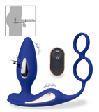 Plug anal vibrations et électrostimulation avec cockring Fever
