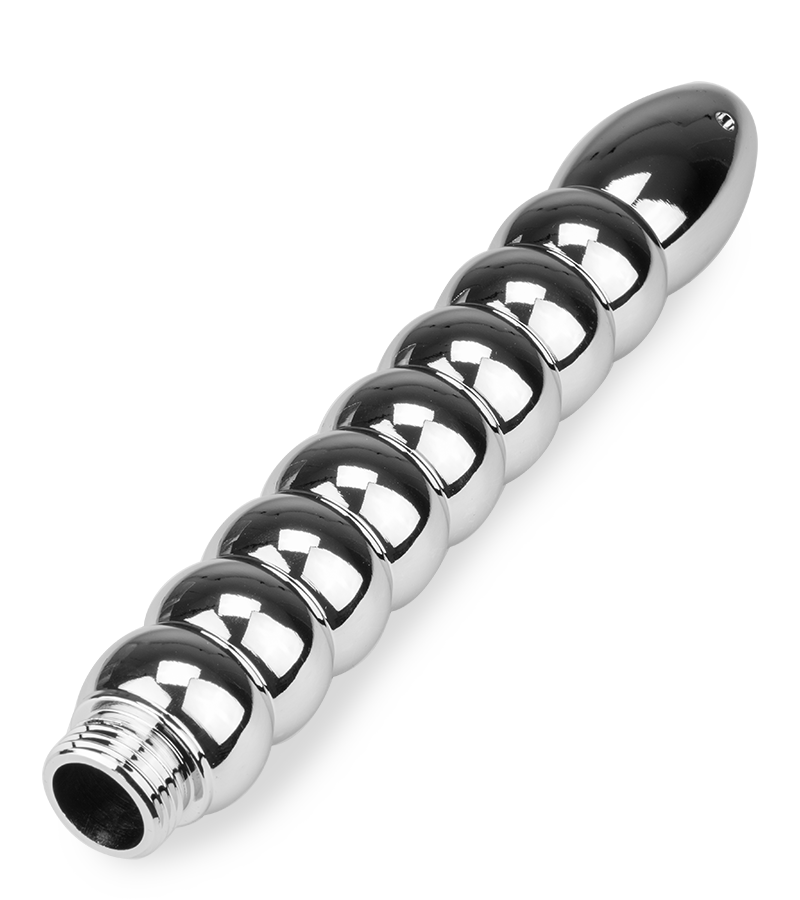 Plug chapelet anal enema 9 boules embout de douche