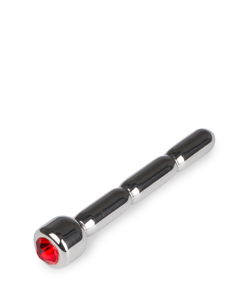 Plug d'urètre court avec strass