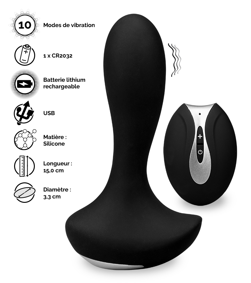 Plug prostate télécommandé Fresh