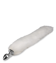 Charger l'image dans la galerie, Plug queue de chien fourrure vegan blanche