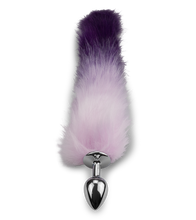 Charger l'image dans la galerie, Plug queue de renard fourrure vegan lila et violet