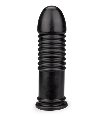 Plug XXL strié pour insertion anale extrême