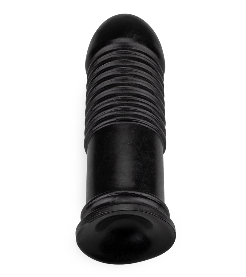 Plug XXL strié pour insertion anale extrême