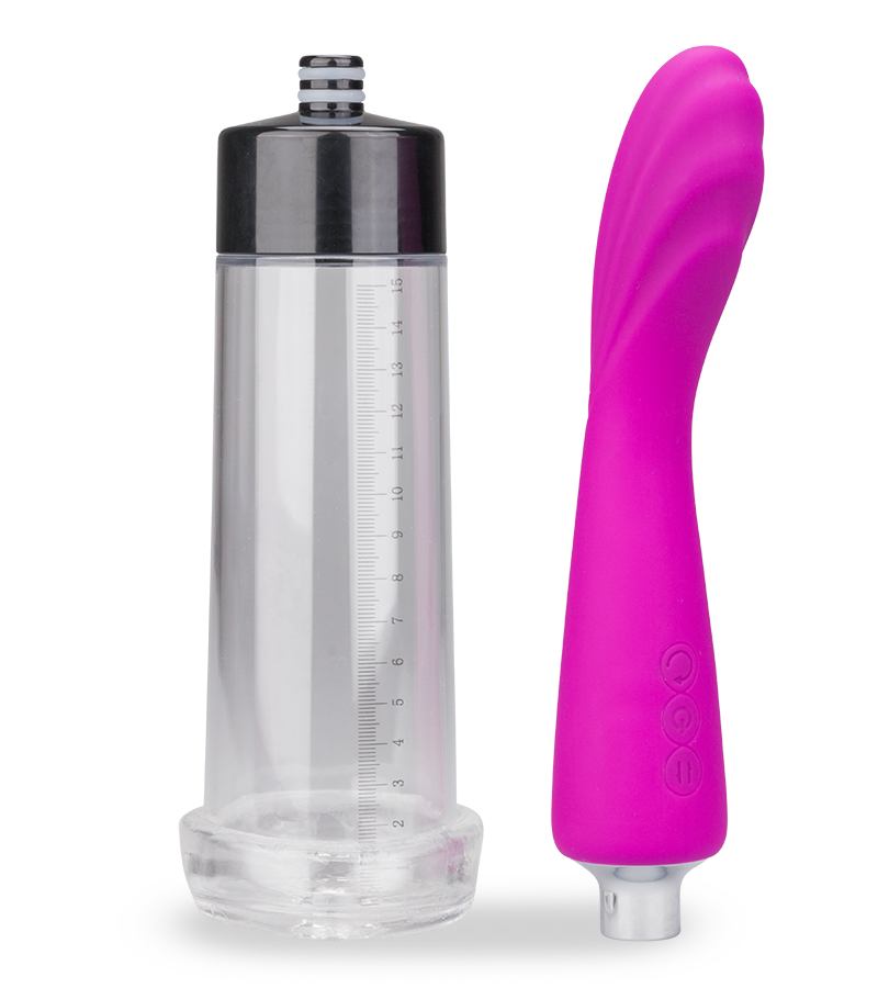 Pompe à pénis et vibromasseur 7 modes