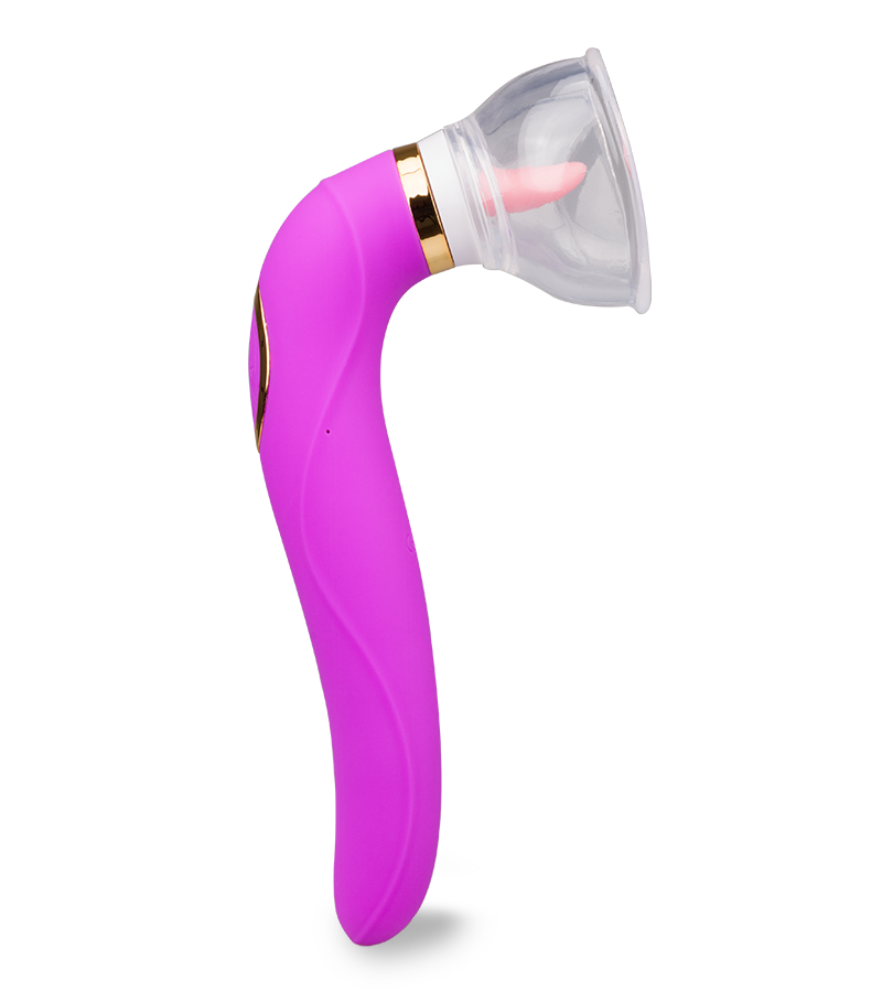 Pompe à vulve avec langue et vibromasseur Destiny