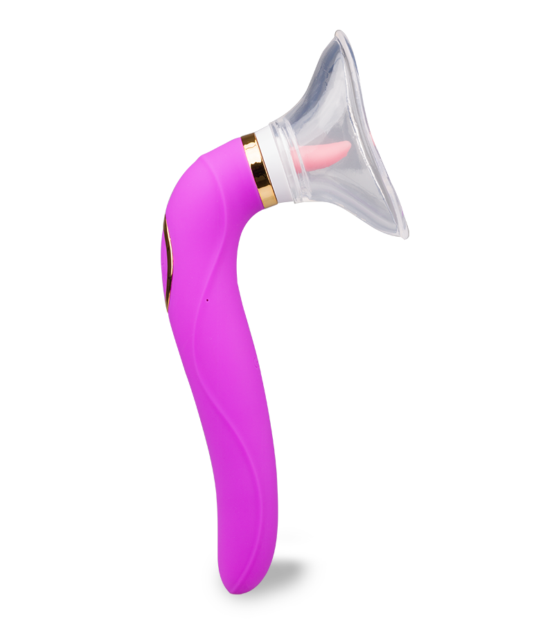 Pompe à vulve avec langue et vibromasseur Destiny