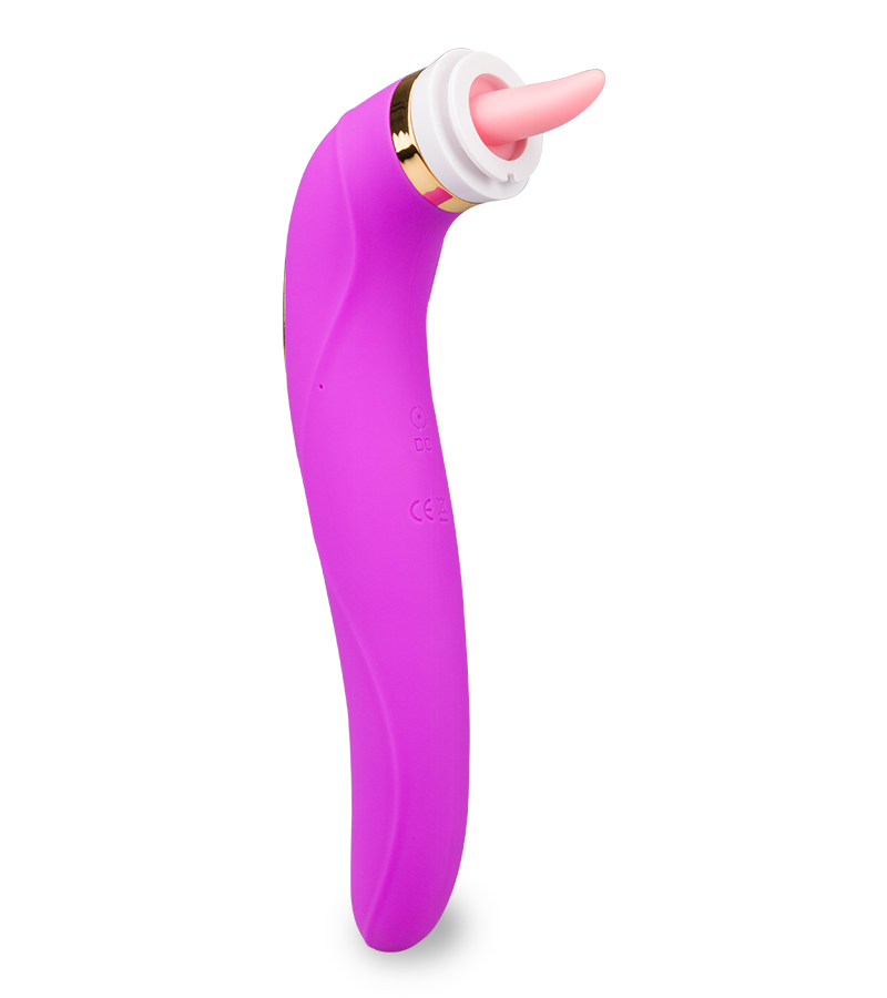 Pompe à vulve avec langue et vibromasseur Destiny