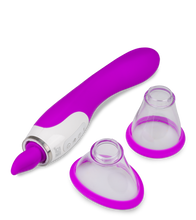 Charger l'image dans la galerie, Pompe à vulve avec langue et vibromasseur Torch