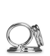Charger l'image dans la galerie, Quadruple cockring en inox Bondy