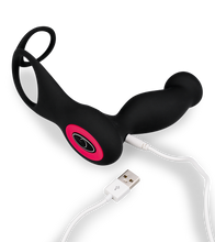 Charger l'image dans la galerie, Sextoy prostate avec anneau cockring télécommande sans fil