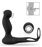 Sextoy prostate avec anneau cockring télécommande sans fil