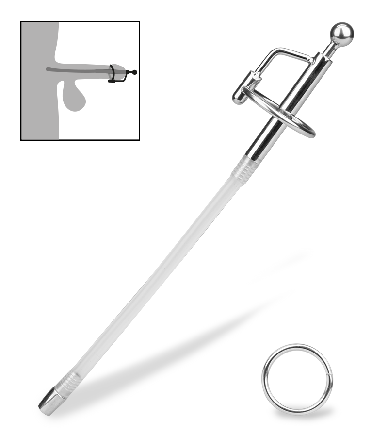 Sonde d'urètre percée avec sperm stopper Venera