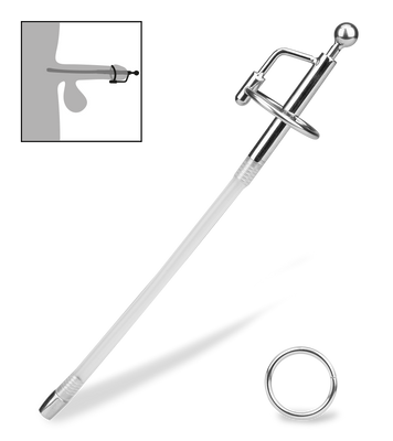 Sonde d'urètre percée avec sperm stopper Venera