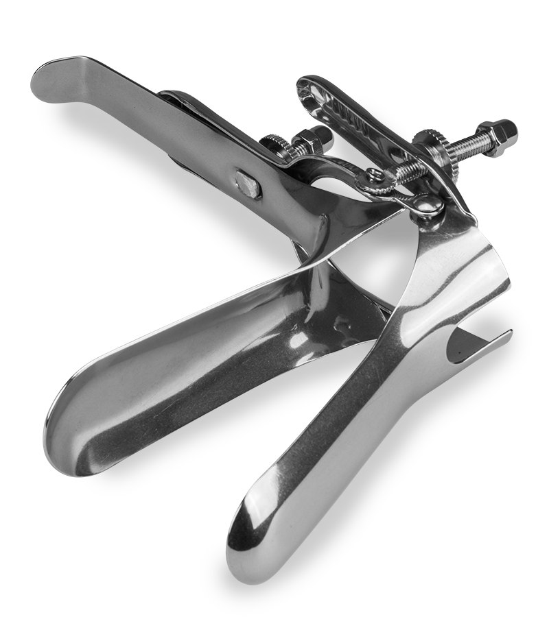 Spéculum vaginal en acier Peeper