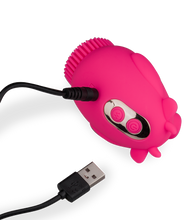 Charger l'image dans la galerie, Stimulateur 2-en-1 sans contact et vibrant Crazy Cow