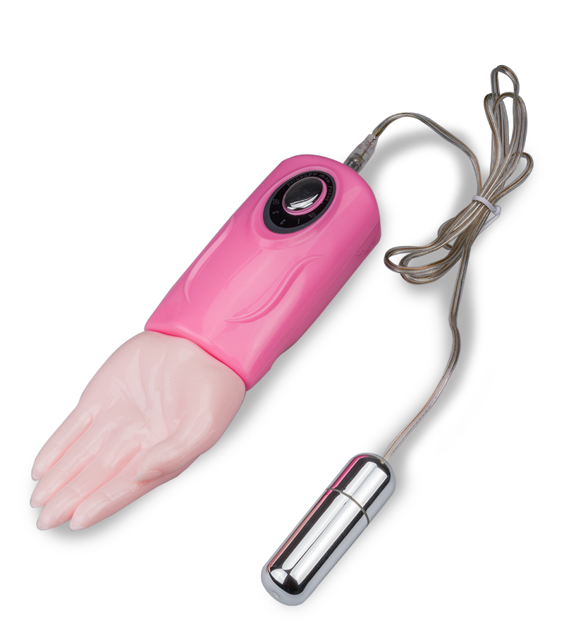 Stimulateur clitoris et vagin main vibrante