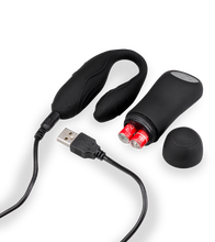 Charger l'image dans la galerie, Stimulateur couple Lov'Inside™ télécommandé - noir