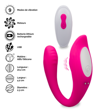 Charger l'image dans la galerie, Stimulateur de clitoris et point G articulé télécommandé Idol
