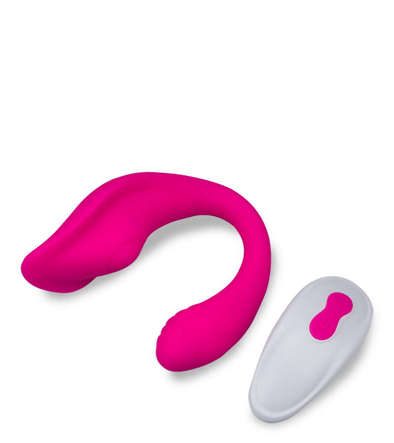 Stimulateur de clitoris et point G articulé télécommandé Idol