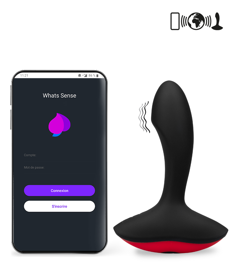 Stimulateur de prostate connecté Vendetta