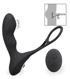 Stimulateur de prostate vibrant avec cockring Hero