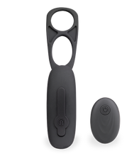 Charger l'image dans la galerie, Stimulateur de prostate vibrant avec double cockring Pro P
