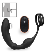Charger l'image dans la galerie, Stimulateur de prostate vibrant et cockring Hedonism