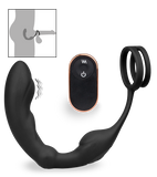 Stimulateur de prostate vibrant et cockring Hedonism