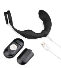 Charger l'image dans la galerie, Stimulateur de prostate vibrant et cockring Hedonism
