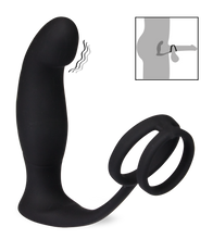 Charger l'image dans la galerie, Stimulateur de prostate vibrant et double cockring Wandering