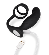 Charger l'image dans la galerie, Stimulateur de prostate vibrant et double cockring Wandering
