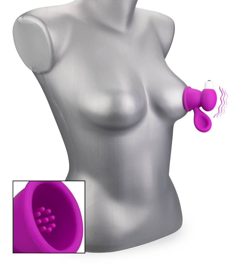 Stimulateur masseur téton vibrant