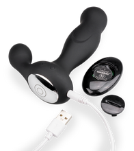 Charger l'image dans la galerie, Stimulateur prostate télécommandé noir 10 modes