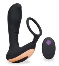 Charger l'image dans la galerie, Stimulateur prostate vibrant avec anneau cockring 7 modes