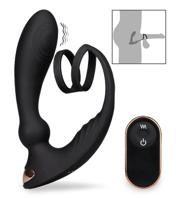 Stimulateur prostatique avec cockring Hutter