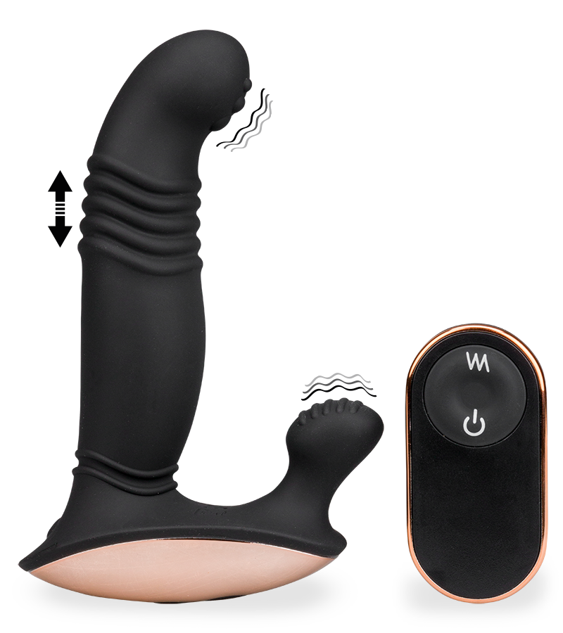 Stimulateur prostatique vibrant et va-et-vient Oliver