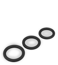 Charger l'image dans la galerie, Trio de cockrings en silicone médical Zoom