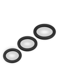 Charger l'image dans la galerie, Trio de cockrings en silicone médical Zoom
