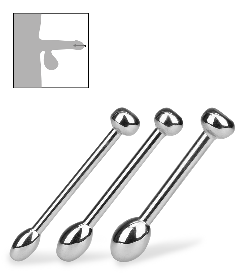 Trio de plugs d'urètre Perseverance