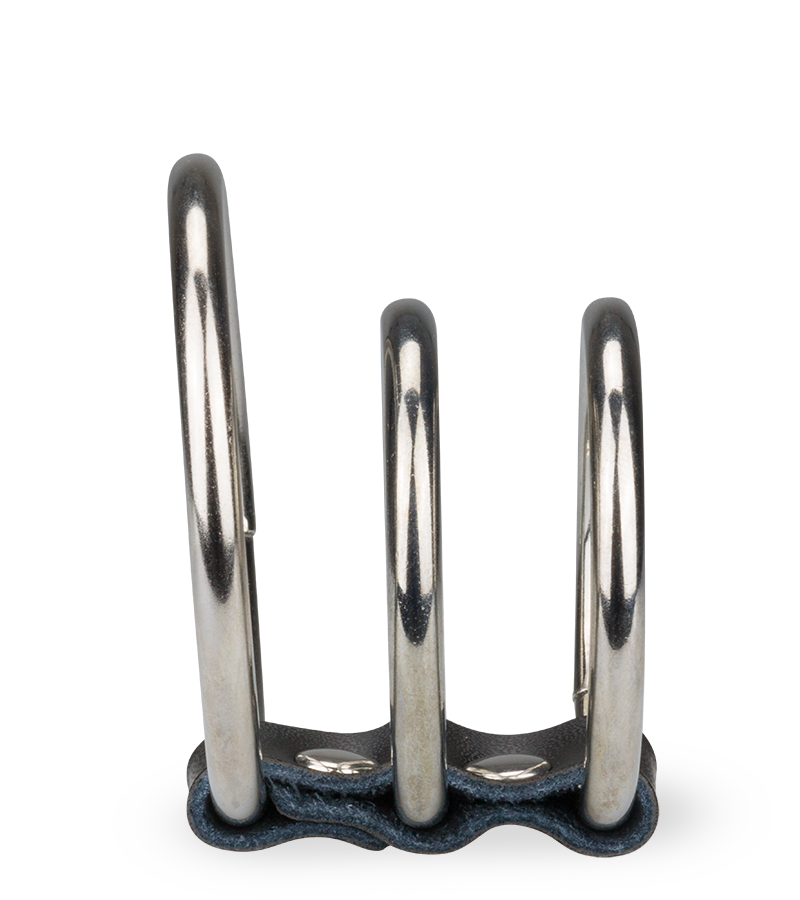 Triple anneau cockring métal