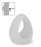 Triple cockring en silicone médical Frezy