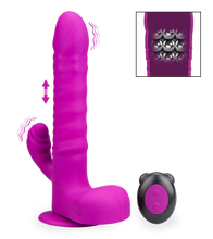 Charger l'image dans la galerie, Vibro gode rabbit va-et-vient à ventouse