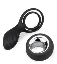 Charger l'image dans la galerie, Vibro pour couple avec anneaux cockring et testicules USB