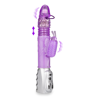 Vibro rabbit va-et-vient Butterfly