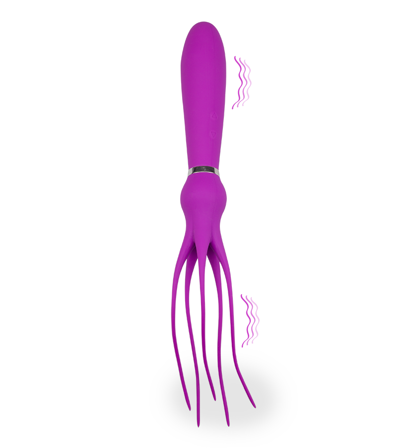 Vibromasseur avec lanières vibrantes