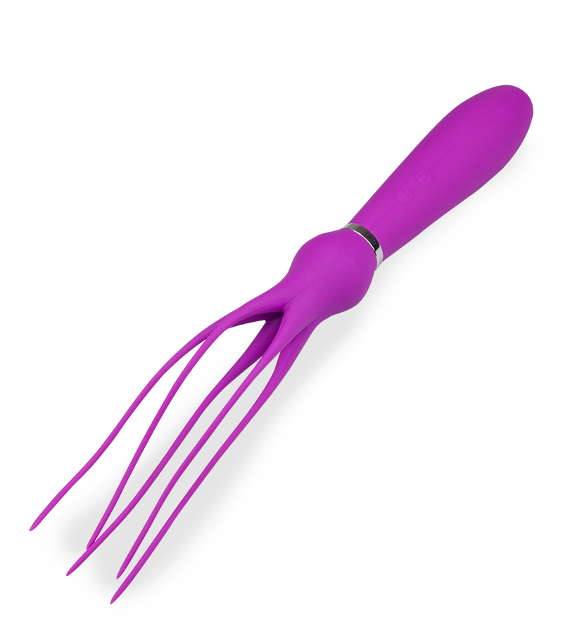 Vibromasseur avec lanières vibrantes