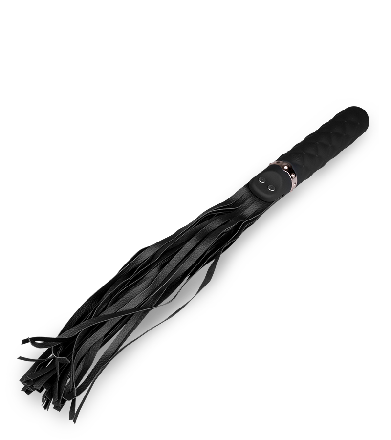 Vibromasseur avec martinet BDSM